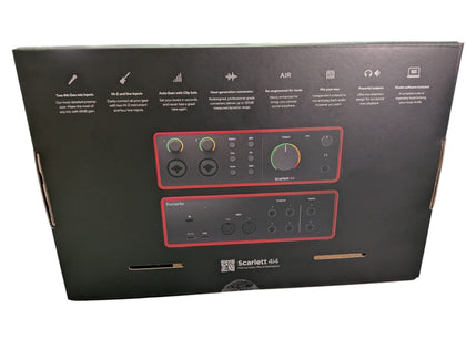 Factory Sealed  Focusrite Scarlett 4i4 4th Gen Boxed