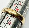 9ct gold wishbone ring size M 1/2