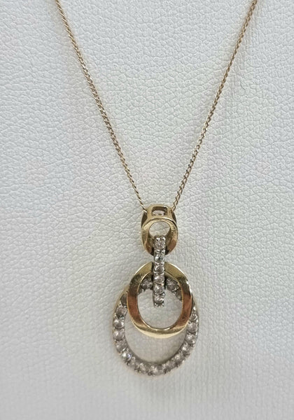 9ct Gold Necklace with Pendant