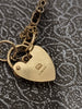 9ct Yellow Gold 3 Bar Crinkled Gate Bracelet with safety chain - 6.66g