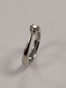 18ct White Gold Diamond Ring Size J