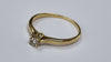 22ct gold diamond ring size M 1/2