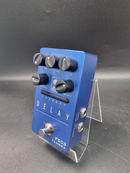 Flamma FS03 Delay effects pedal Blue unboxed
