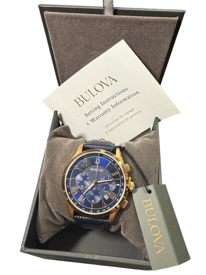 BULOVA MENS WILTON CHRONOGRAPH WATCH 97B170