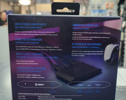 Elgato Game Capture - HD60 X - Boxed