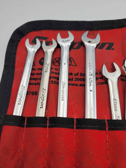 Snap-on C0700 Midget Combination Spanner Set – 4mm–9mm – 10 Piece