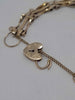 9ct Yellow Gold Gate-Like Bracelet With Heart Clasp - 6" Long - 5.81 Grams