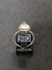 Pandora Pear Halo Ring - size 52