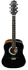 Toyama Acoustic Guitar (IGT0TDG101 BK) Black - Unboxed
