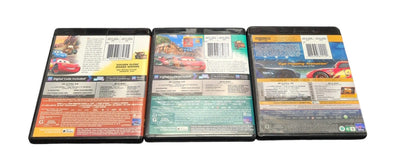 Disney Pixar Cars 4K Ultra HD DVD Bundle 