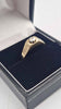 9ct Yellow Gold Mens Signet Ring With CZ Stones - Size N - 2.25 Grams