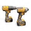 DeWalt DCD778 18V Drill and DCF787 18V Driver w/4.0ah batteries, charger and case