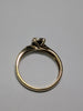 9CT GOLD DIAMOND RING SIZE N1/2