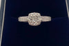 9ct Gold Dia Ring (L)