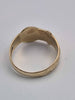 9ct Yellow Gold Buckle Ring – Size R – 3.80 Grams - Vintage Style Ring