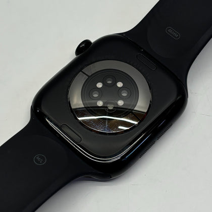 Apple Watch Series 10 46mm Aluminum Case Black Sports Band