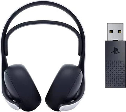 PS5 Pulse Elite Wireless Headset, White w/USB Adapter