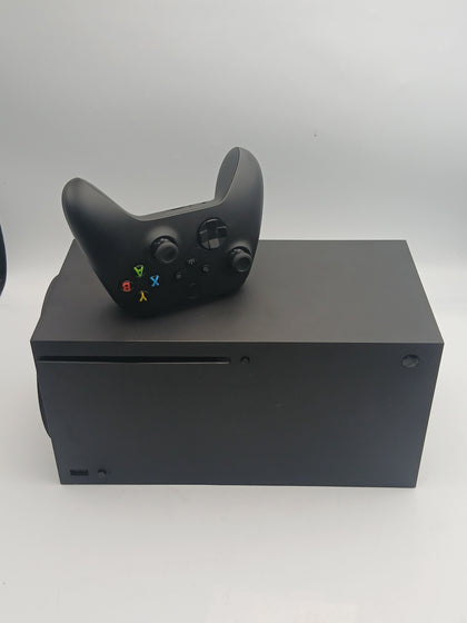 Microsoft Xbox Series X 1TB black console with 1 controller and all leads BOXED
