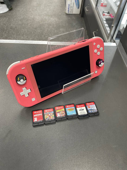 Nintendo Switch Lite Console, 32GB w 6x Games Unboxed