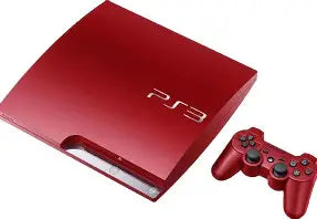 PS3 Slim Console, 320GB, Scarlet Red Package