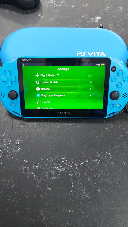 Playstation Vita Slim Console, Blue Wifi, Unboxed