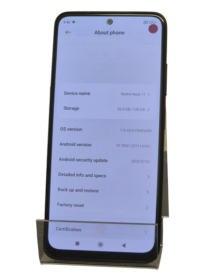 Xiaomi Redmi Note 11 128gb