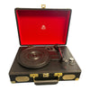 GPO Attache Vinyl Record Player with Built-in Speakers USB Red *Collection Only*