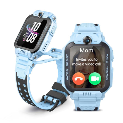 Imoo Z7 Kids Watch (Blue) | 4G + WiFi, 2 Way HD Video Calling, Live Location Tracking, Health & Mood Monitoring, IPX8 (Water Resistant)