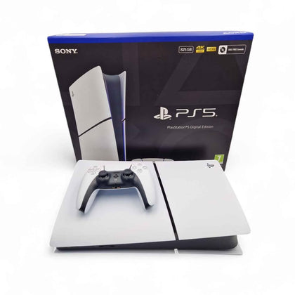 PlayStation 5 Slim Digital Edition Console - 825GB - White - Includes 1x Controller (Boxed)