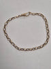 9ct Yellow Gold Belcher Bracelet - 5.93G - 9". Hallmarked