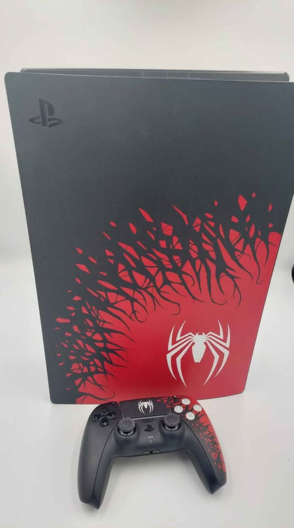 Playstation 5 Console, 825GB, Spider-Man w/Spider-Man Controller, Unboxed