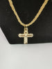 18K Gold Necklace with Cross Pendant Hallmarked(750) and Tested 8.7G weight 18" Length