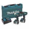 Makita DLX2221ST LXT 18V Brushless Twin Kit Impact Driver & Drill