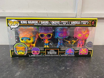 FUNKO POP! BLACK PANTHER 4 PACK LEIGH STORE