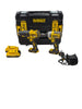 DeWalt Drill Set, Combi Drill and Impact Drill 18 Volt with 2 2.0AH Batteries, Charger and Hard Case