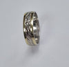 9CT Gold & Silver Ring Size X 1/2
