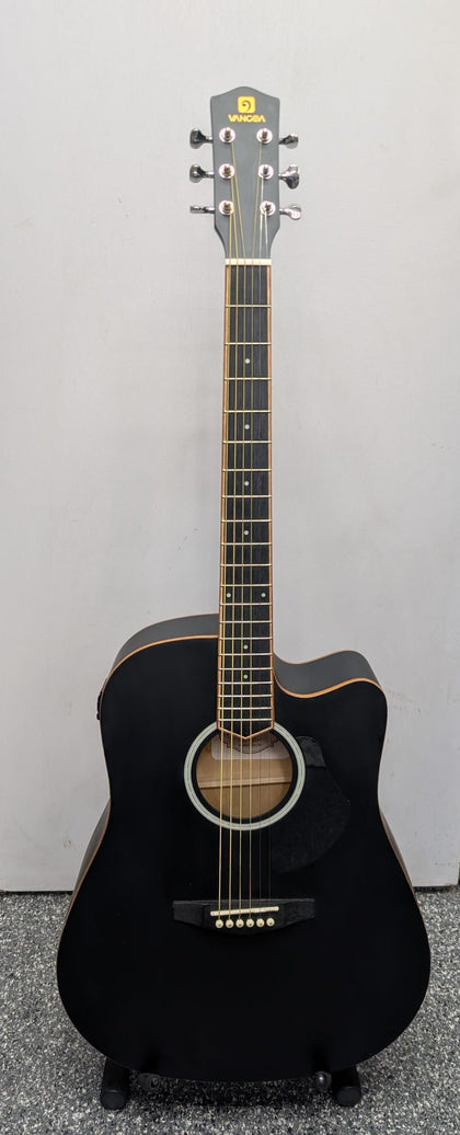 Vangoa VGE-1 Acoustic Guitar Spruce Top, Sapele Wood Sides — FULLY TESTED