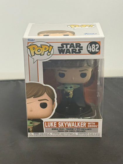 funko pop luke skywalker with grogu star wars 482