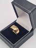 18ct Yellow Gold Signet Ring With Engraved Crest - Size S - 8.14 Grams