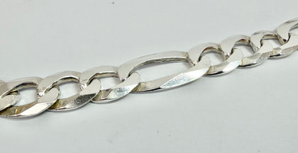 925 Silver Figaro Chain 22