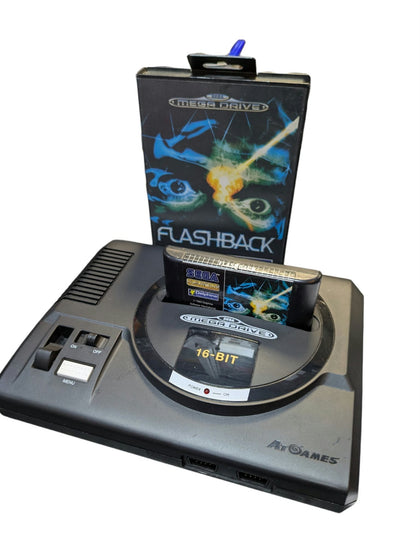 AtGames Mega Drive with original controller and Flashback game