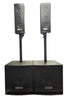 Vonyx VX1000BT 1000W Column Array Speaker Set - Active Powered PA Speakers