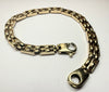 9ct Yellow Gold Flat Cage Bracelet 8"
