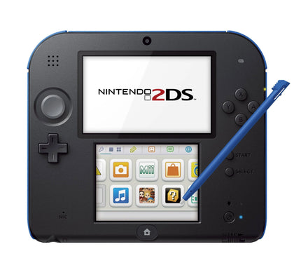 Nintendo 2DS - Handheld Game Console - Black, Blue