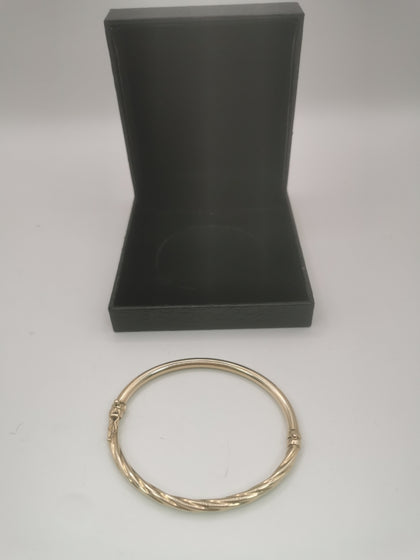 9K Gold Bangle 4.85G Hallmarked(375) and Tested 3