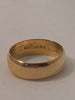 22ct Yellow Gold Wedding Band Ring - Size P - 6.55 Grams