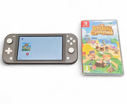 Nintendo Switch Lite Grey w/Animal Crossing New Horizons**Unboxed**