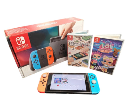 Nintendo Switch Neon Bundle**Boxed**