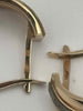 14K gold earrings 2.77g hallmarked hooped with clasp boxed
