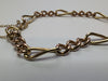 9CT GOLD FIGARO BRACELET WITH SAFTEY CHAIN 10.62G PRESTON STORE